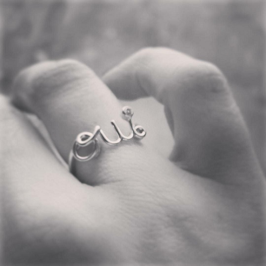 Bague "OUI" Dior