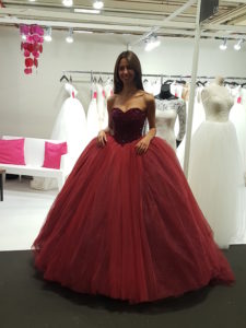 Robe Princesse Bordeaux