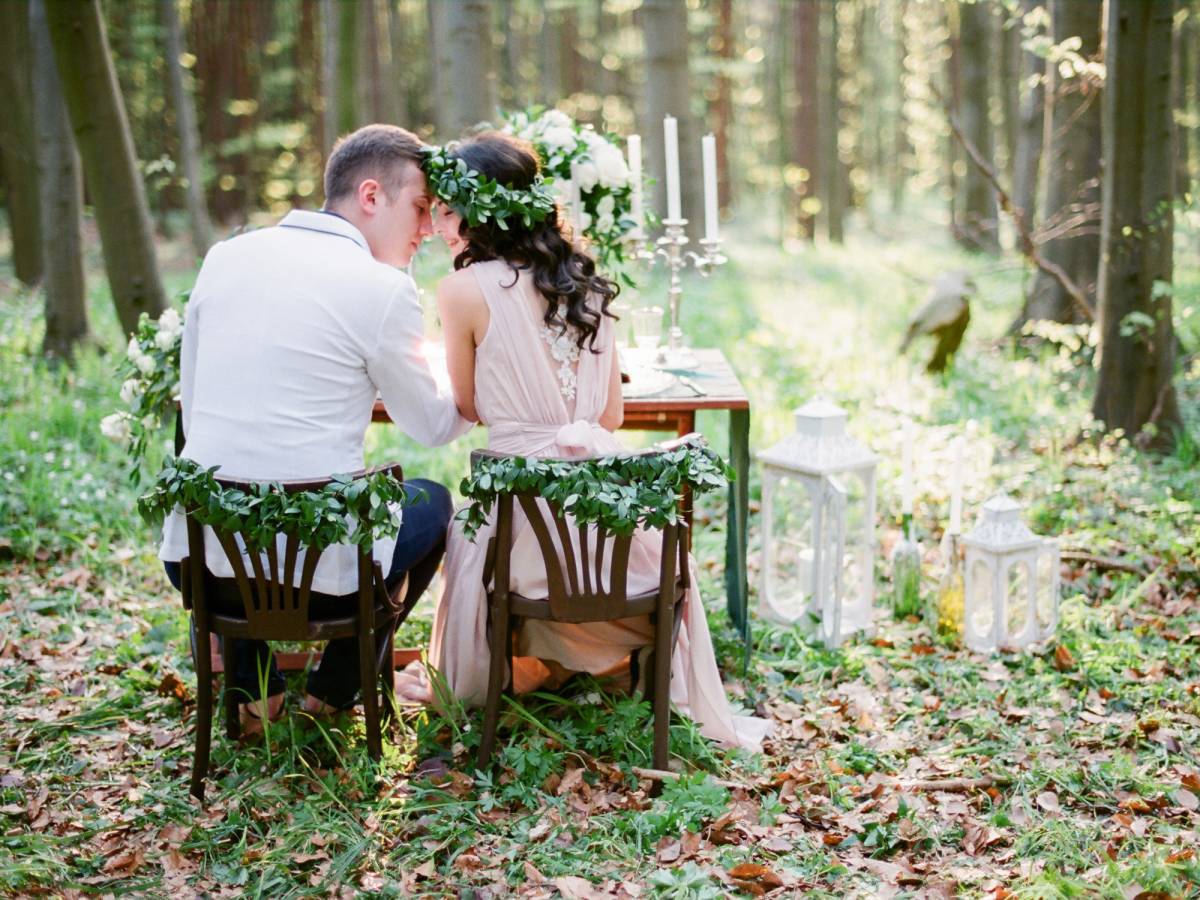 Décoration naturelle pour un mariage